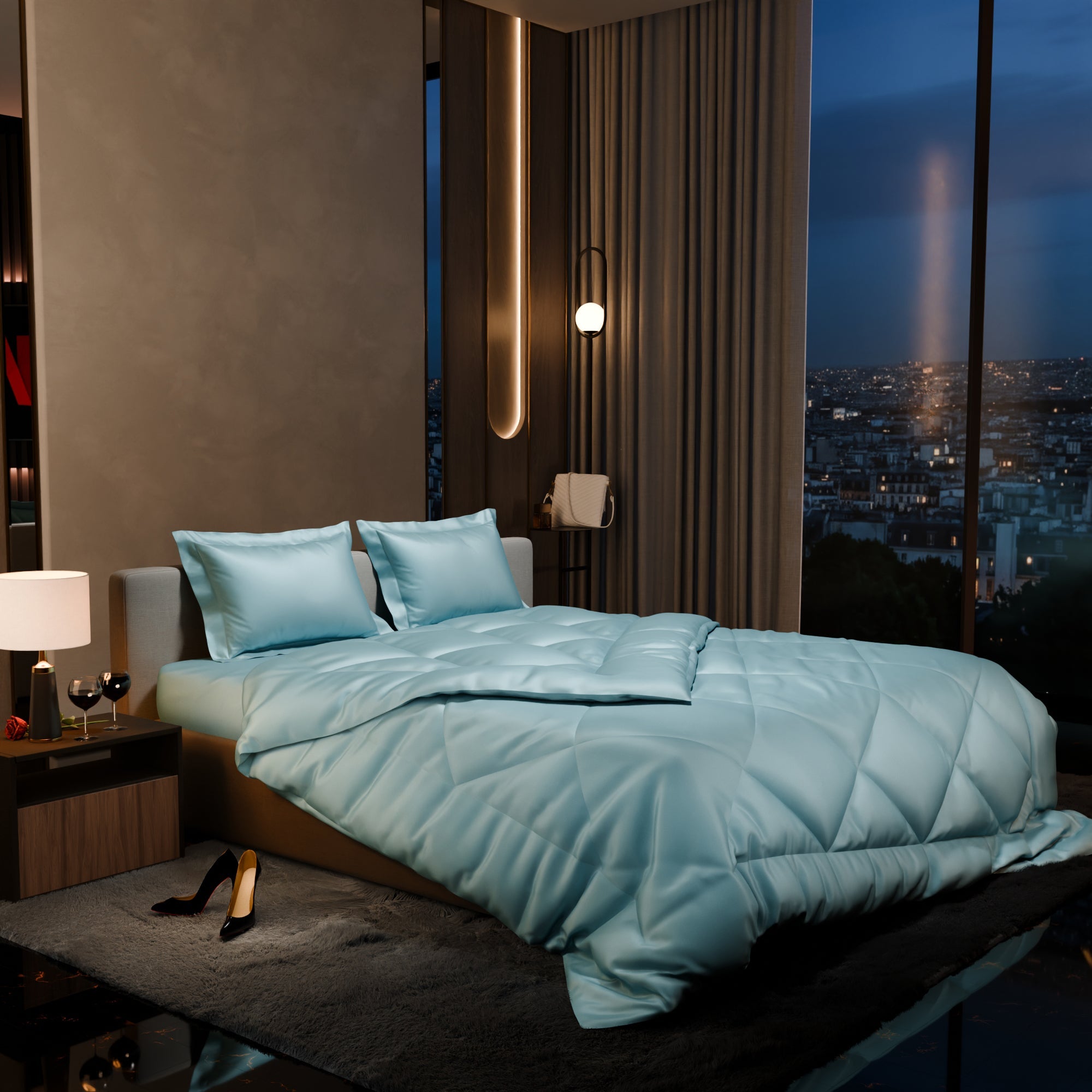 Dreamy Blue Bed in a Bag