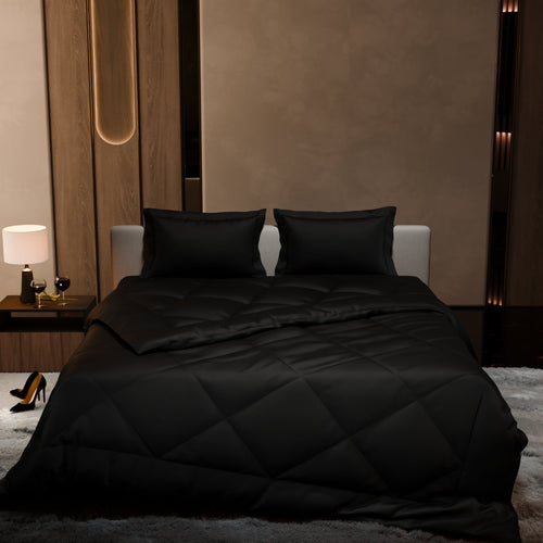Midnight Black Bed in a Bag