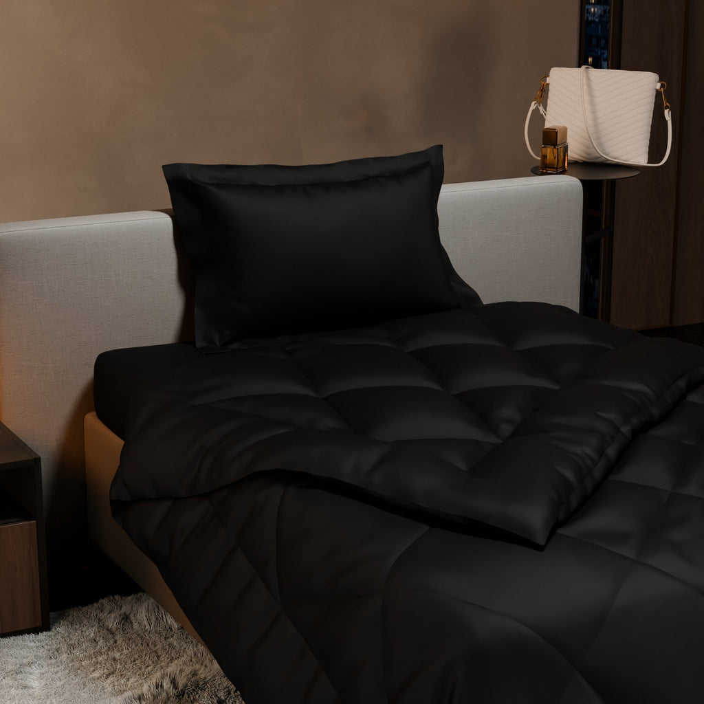 Midnight Black Bed in a Bag