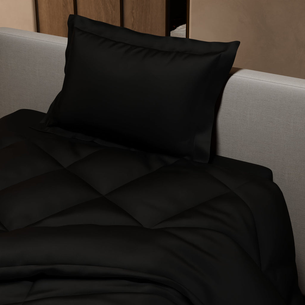 Midnight Black Bed in a Bag
