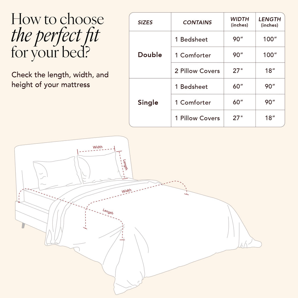 Midnight Black Bed in a Bag